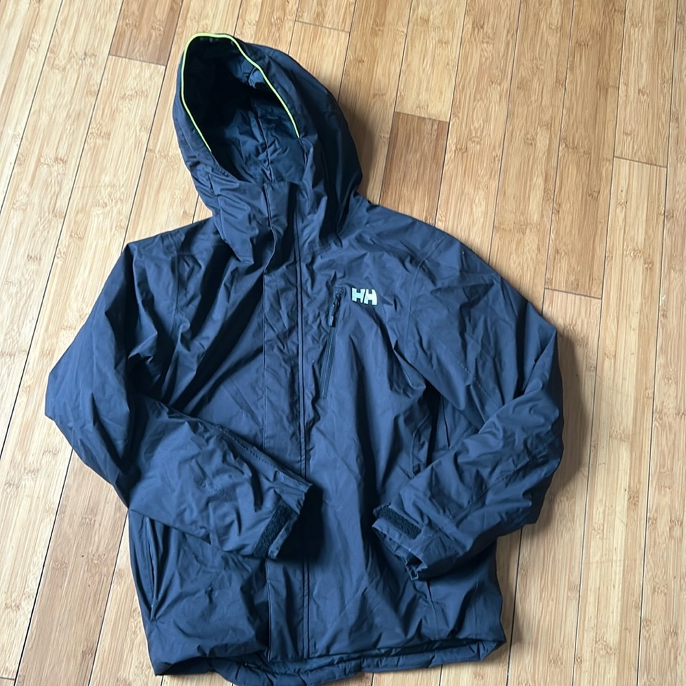 Helly Hansen ski snowboard jacket black size small